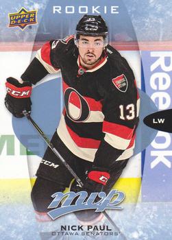 #299 Nick Paul - Ottawa Senators - 2016-17 Upper Deck MVP Hockey
