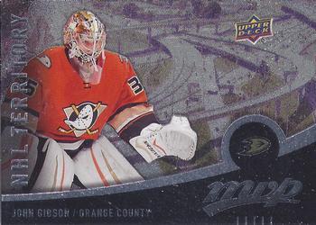 #301 John Gibson - Anaheim Ducks - 2016-17 Upper Deck MVP Hockey