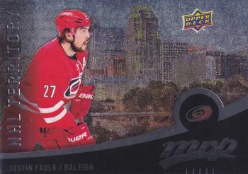 #306 Justin Faulk - Carolina Hurricanes - 2016-17 Upper Deck MVP Hockey
