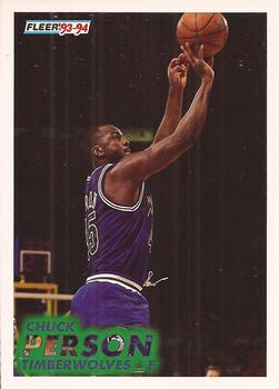 #125 Chuck Person - Minnesota Timberwolves - 1993-94 Fleer Basketball