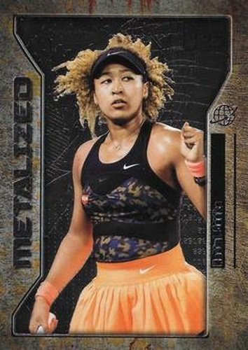 #125 Naomi Osaka - 2021 SkyBox Metal Universe Champions