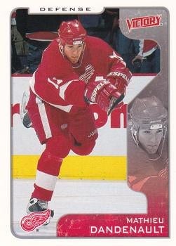 #125 Mathieu Dandenault - Detroit Red Wings - 2001-02 Upper Deck Victory Hockey