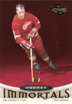 #125 Gordie Howe - Detroit Red Wings - 2000-01 Upper Deck Heroes Hockey