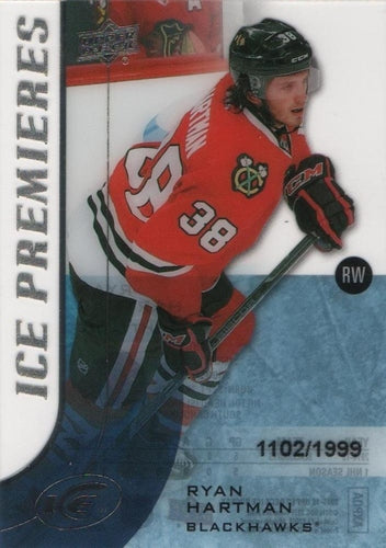 #125 - Ryan Hartman - Chicago Blackhawks - 2015-16 Upper Deck Ice Hockey
