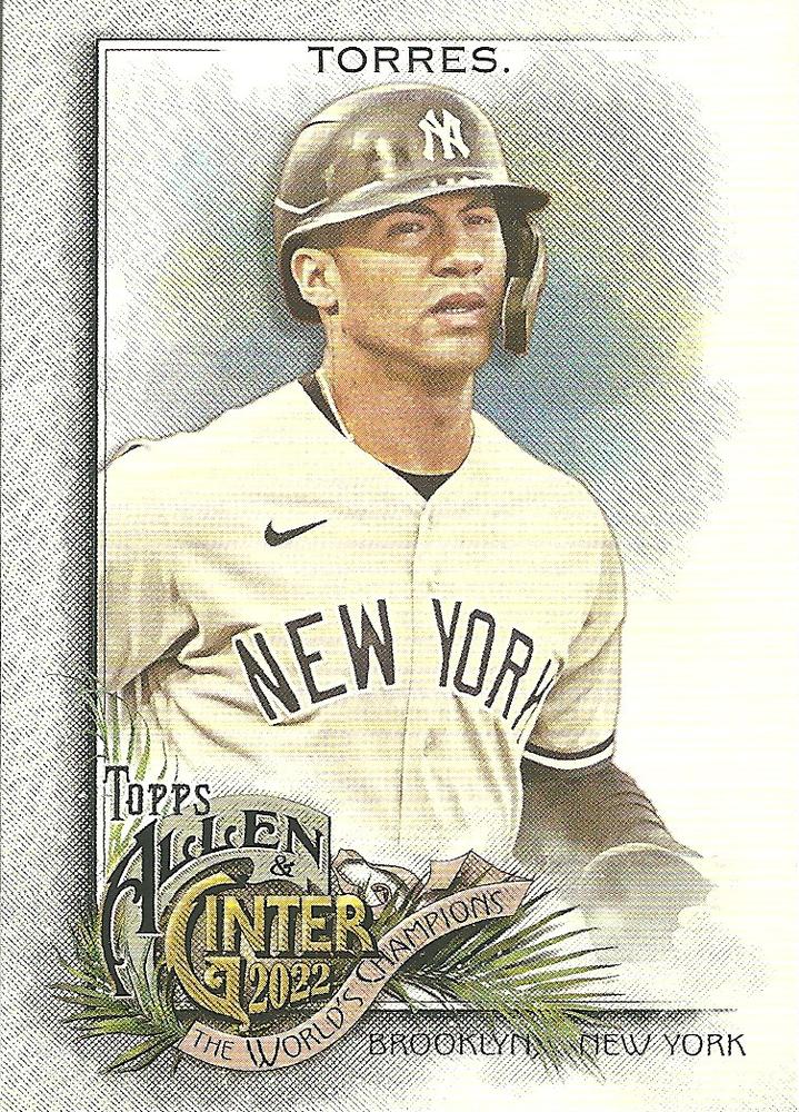 #125 Gleyber Torres - New York Yankees - 2022 Topps Allen & Ginter Baseball