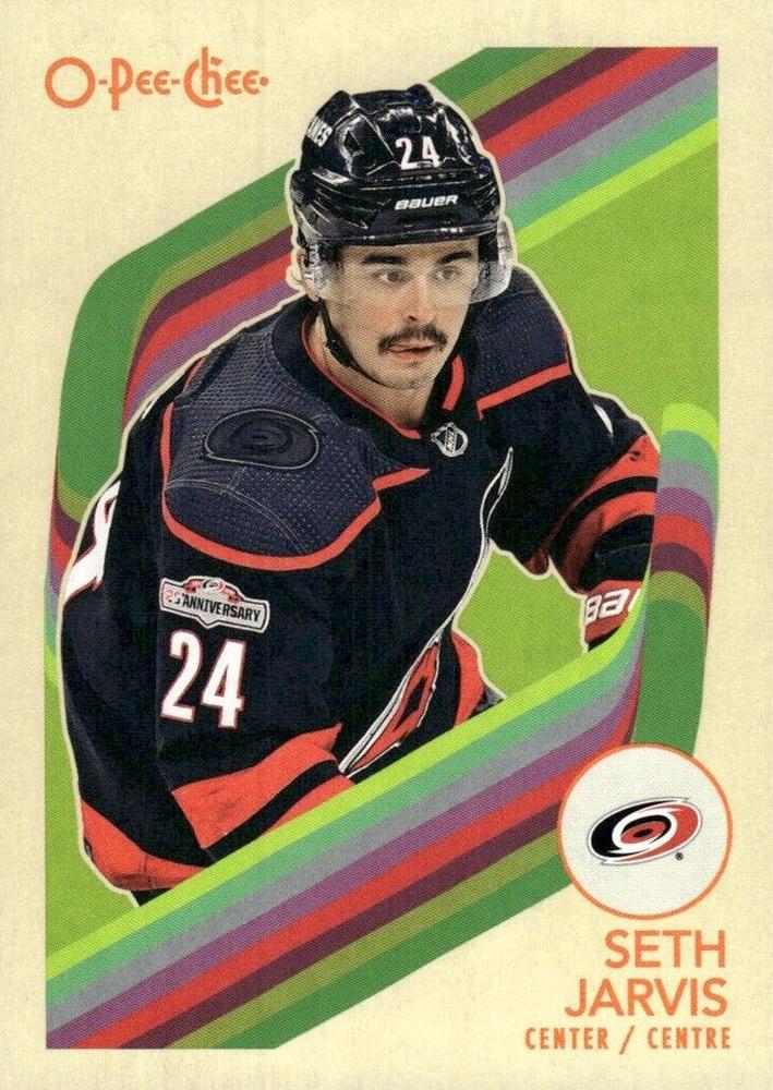 #125 Seth Jarvis - Carolina Hurricanes - 2023-24 O-Pee-Chee - Retro Hockey