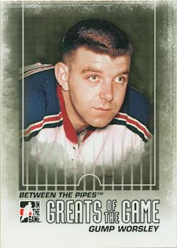 #125 Gump Worsley - New York Rangers - 2009-10 In The Game Between The Pipes Hockey