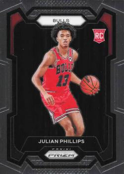 #125 Julian Phillips - Chicago Bulls - 2023-24 Panini Prizm Basketball
