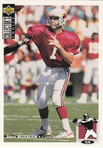 #125 Steve Beuerlein - Arizona Cardinals - 1994 Collector's Choice Football