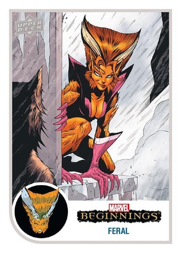 #125 Feral - 2022 Upper Deck Marvel Beginnings