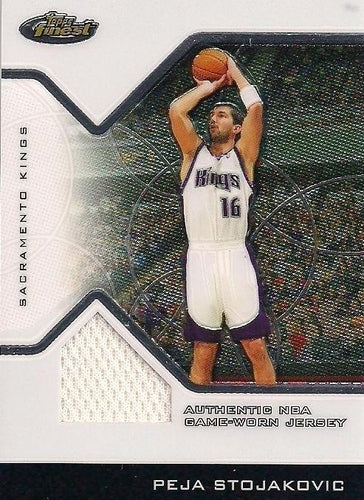 #125 Peja Stojakovic - Sacramento Kings - 2004-05 Finest Basketball