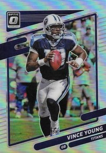 #125 Vince Young - Tennessee Titans - 2021 Donruss Optic - Holo Football