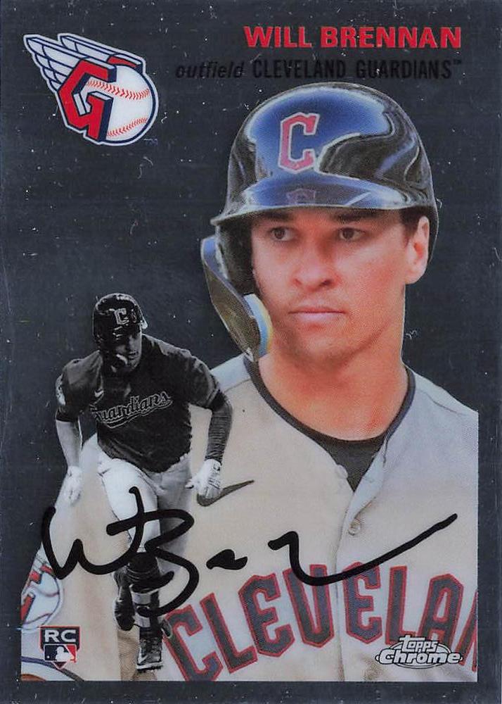 #125 Will Brennan - Cleveland Guardians - 2023 Topps Chrome Platinum Anniversary Baseball