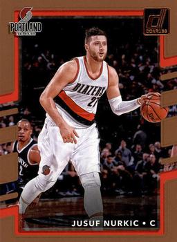 #125 Jusuf Nurkic - Portland Trail Blazers - 2017-18 Donruss Basketball