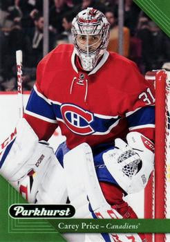 #125 Carey Price - Montreal Canadiens - 2017-18 Parkhurst Hockey