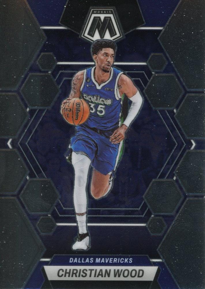 #125 Christian Wood - Dallas Mavericks - 2022-23 Panini Mosaic Basketball