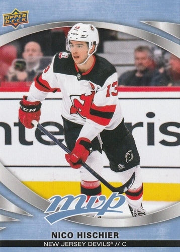 #125 Nico Hischier - New Jersey Devils - 2023-24 Upper Deck MVP Hockey