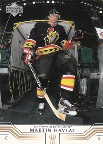#125 Martin Havlat - Ottawa Senators - 2001-02 Upper Deck Hockey