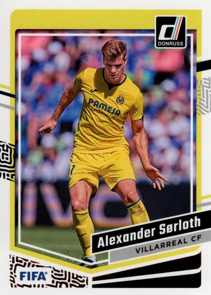 #125 Alexander Sorloth - Villarreal - 2023-24 Donruss Soccer