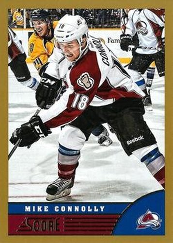 #125 Mike Connolly - Colorado Avalanche - 2013-14 Score - Gold Hockey