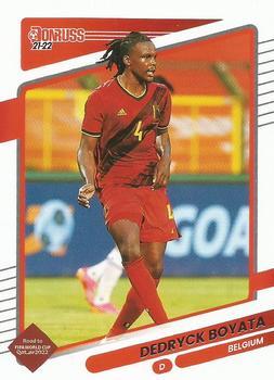 #125 Dedryck Boyata - Belgium - 2021-22 Donruss Road to FIFA World Cup Qatar 2022 Soccer