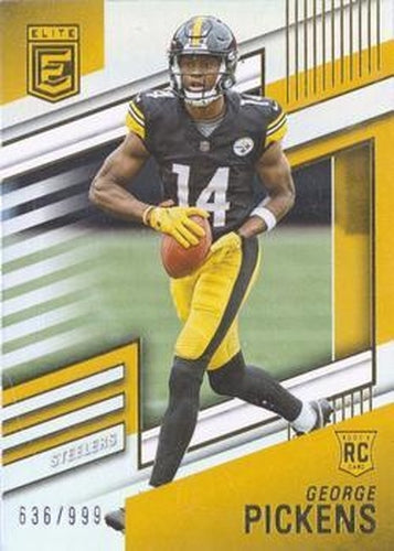 #125 George Pickens - Pittsburgh Steelers - 2022 Donruss Elite Football