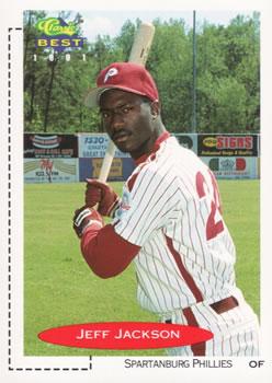 #125 Jeff Jackson - Spartanburg Phillies - 1991 Classic Best Baseball