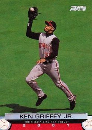 #125 Ken Griffey Jr. - Cincinnati Reds - 2001 Stadium Club Baseball