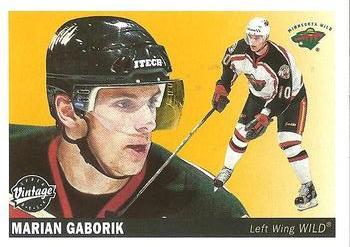 #125 Marian Gaborik - Minnesota Wild - 2002-03 Upper Deck Vintage Hockey
