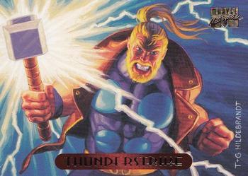 #125 Thunderstrike - 1994 Fleer Marvel Masterpieces Hildebrandt Brothers