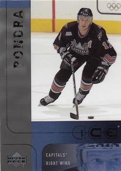 #125 Peter Bondra - Washington Capitals - 2001-02 Upper Deck Ice Hockey