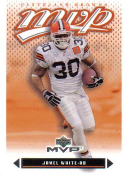 #125 Jamel White - Cleveland Browns - 2003 Upper Deck MVP Football