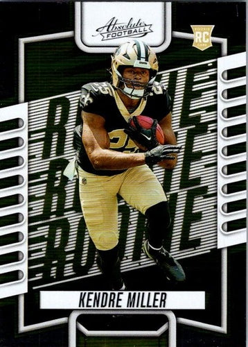 #125 Kendre Miller - New Orleans Saints - 2023 Panini Absolute Football