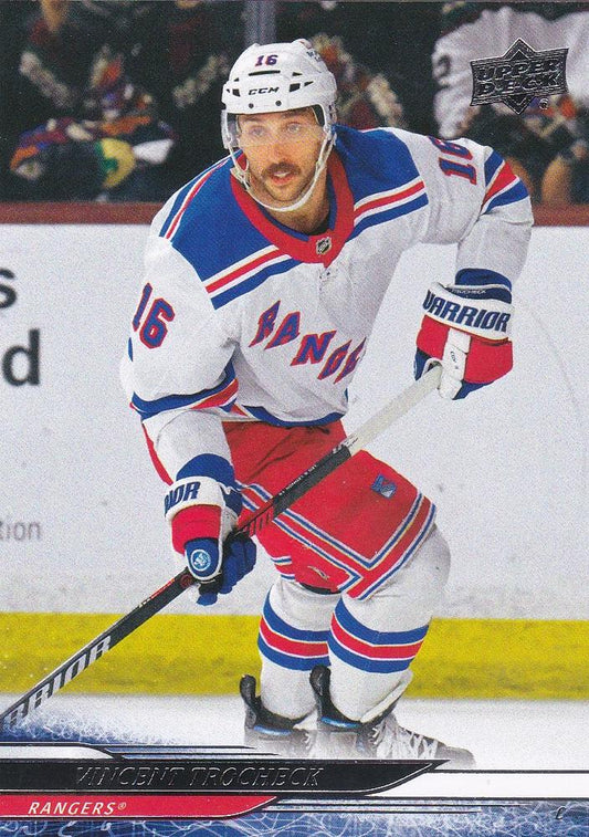 #125 Vincent Trocheck - New York Rangers - 2024-25 Upper Deck Hockey