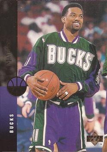 #125 Lee Mayberry - Milwaukee Bucks - 1994-95 Upper Deck Basketball