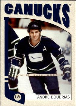 #125 Andre Boudrias - Vancouver Canucks - 2004-05 In The Game Franchises Canadian Hockey