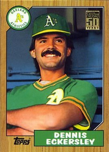 #T125 Dennis Eckersley - Oakland Athletics - 2001 Topps Traded & Rookies Baseball