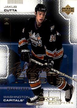 #125 Jakub Cutta - Washington Capitals - 2000-01 Upper Deck Pros & Prospects Hockey