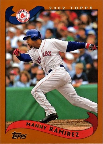 #125 Manny Ramirez - Boston Red Sox - 2002 Topps Baseball