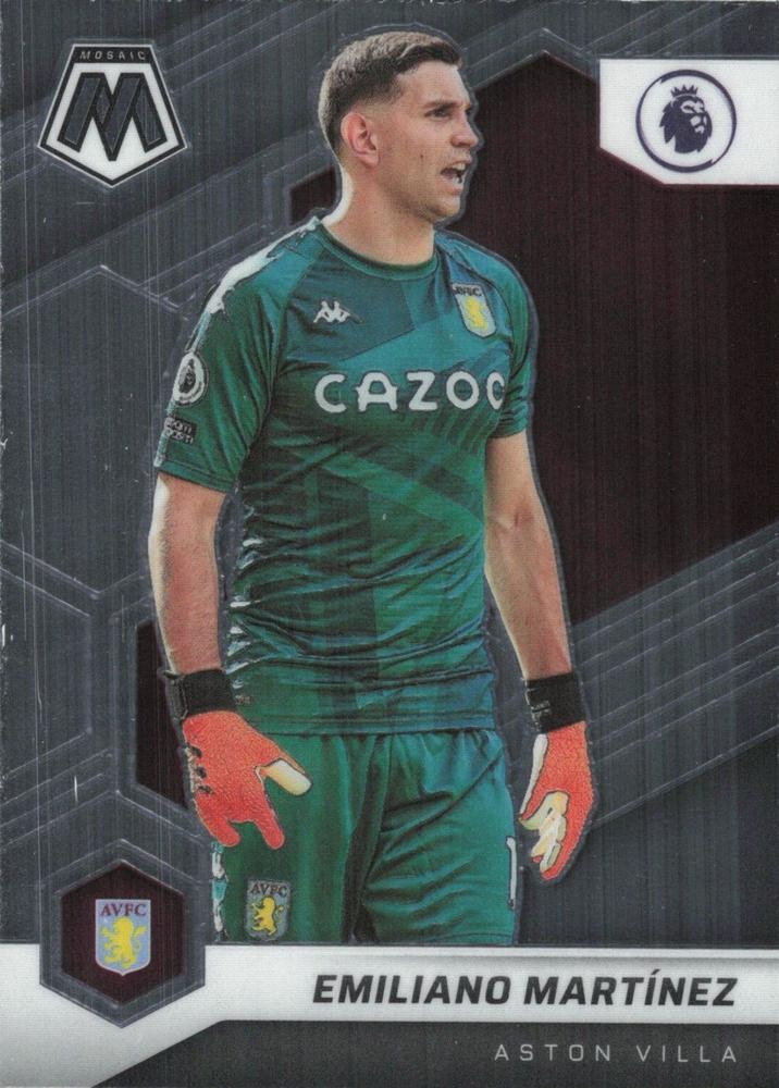 #125 Emiliano Martinez - Aston Villa - 2021-22 Panini Mosaic Premier League Soccer
