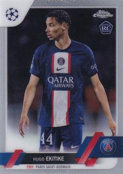 #125 Hugo Ekitike - Paris Saint-Germain - 2022-23 Topps Chrome UEFA Club Competitions Soccer