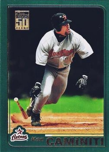 #125 Ken Caminiti - Houston Astros - 2001 Topps Baseball