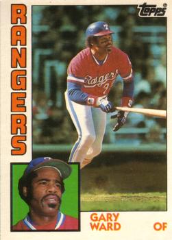 #126T Gary Ward - Texas Rangers - 1984 Topps Traded Baseball