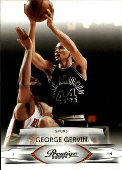 #126 George Gervin - San Antonio Spurs - 2009-10 Panini Prestige Basketball