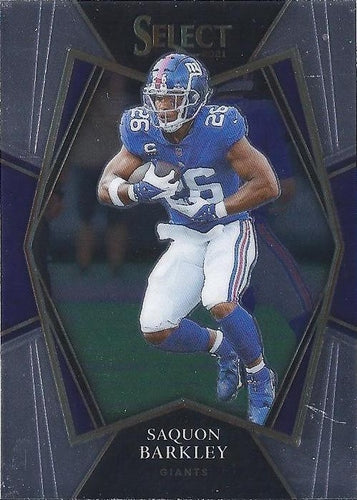 #126 Saquon Barkley - New York Giants - 2021 Panini Select Football