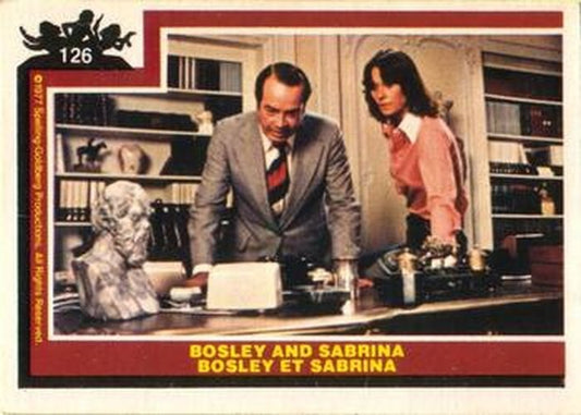 #126 Bosley and Sabrina - 1977 O-Pee-Chee Charlie's Angels