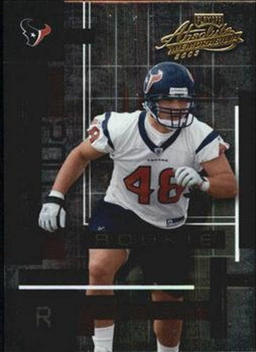 #126 Bennie Joppru - Houston Texans - 2003 Playoff Absolute Memorabilia Football