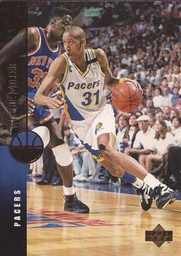 #126 Reggie Miller - Indiana Pacers - 1994-95 Upper Deck Basketball