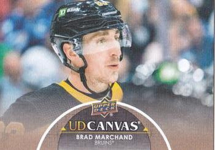 #C126 Brad Marchand - Boston Bruins - 2021-22 Upper Deck - UD Canvas Hockey