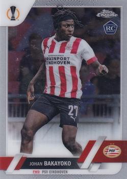 #126 Johan Bakayoko - PSV Eindhoven - 2022-23 Topps Chrome UEFA Club Competitions Soccer